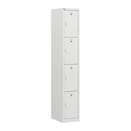 VH Series Premium Steel 4-Tier Lockers, Rear Ventilated