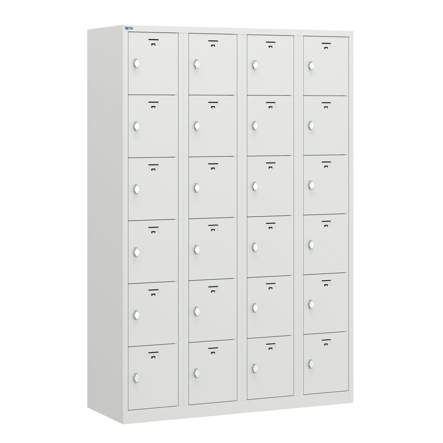 VH Series Premium Steel 6-Tier Lockers, Rear Ventilated