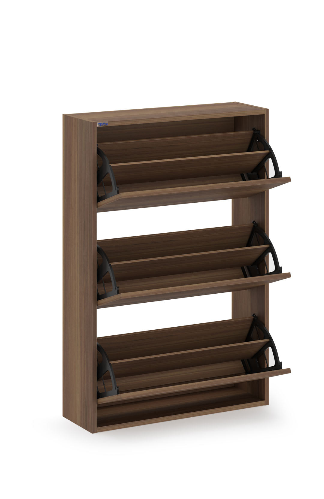 3-Tier Wooden Shoe Cabinet