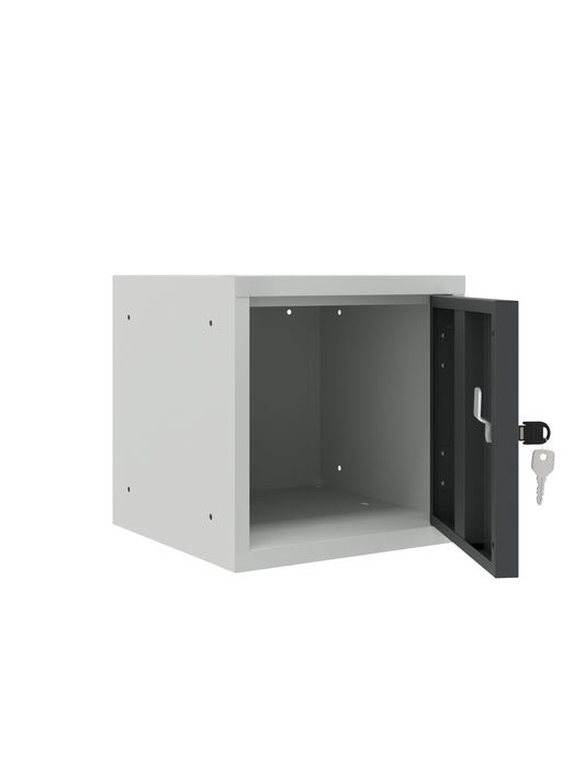 Stackable Cube Lockers, OKK Series, Lockable, 12" & 15", Multi-Color
