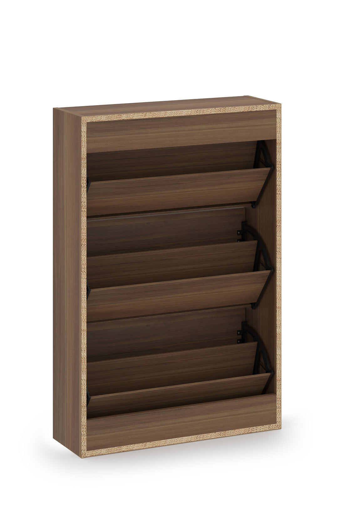 3-Tier Wooden Shoe Cabinet