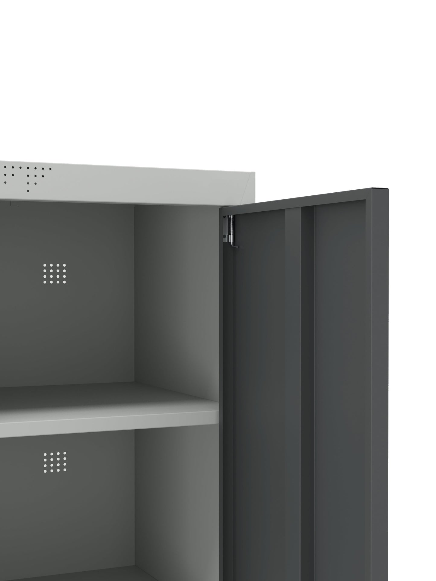 Flat-Packed Metal Storage Cabinet – Lockable, Adjustable Shelves - KDS Series