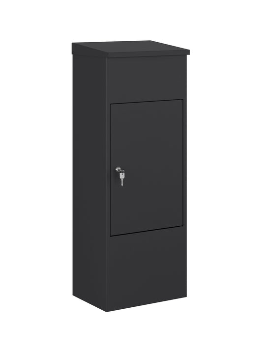 Lockable Outdoor Parcel Drop Box – Secure Package Locker with Protective Overhang | Multiple Sizes & Colors - KPD Series