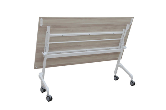 Flip-Top Training Table – Folding Desk with Locking Wheels | Multiple Top & Frame Colors
