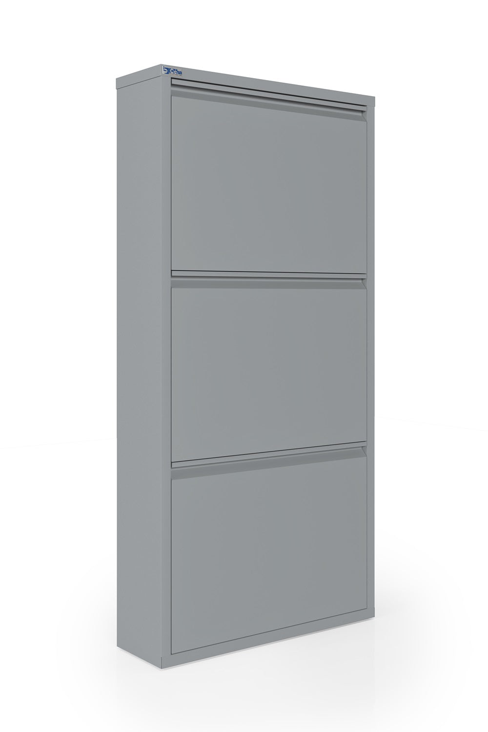 Metal Shoe Cabinet, Wall-Mountable, 3–5 Tier Storage, Multiple Ventilation Options - AYK Series