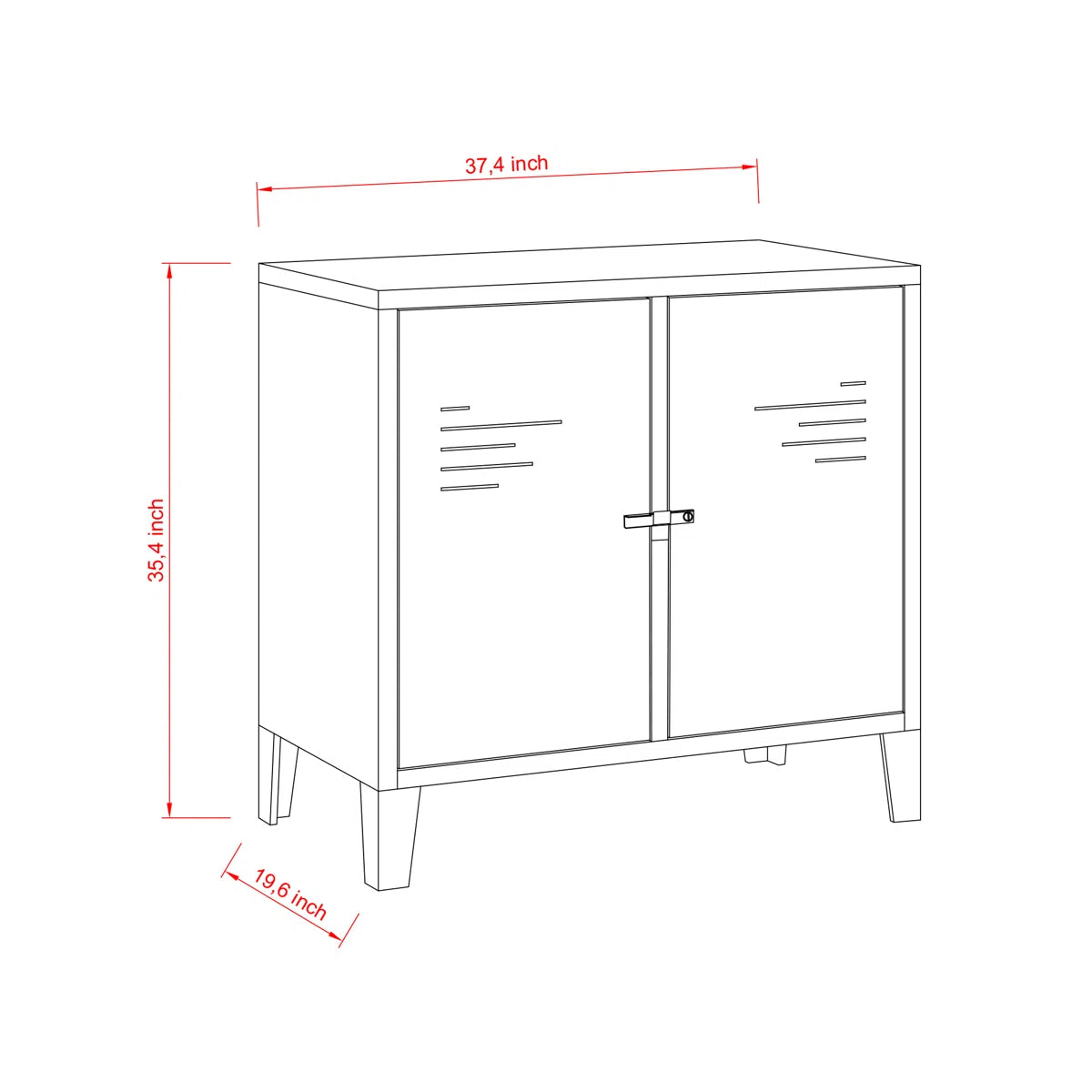 CEHA 37" Wardrobe / Sideboard