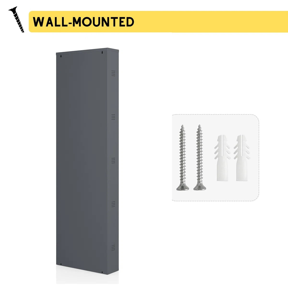 Antibacterial 5 Tier Metal Shoe Cabinet Side Holes