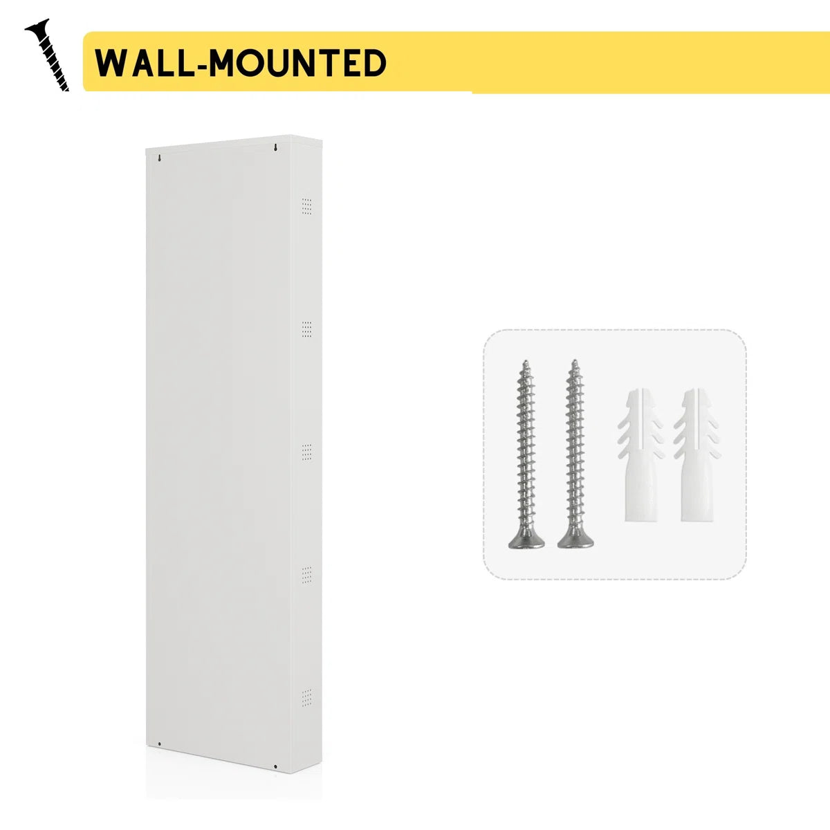 Antibacterial 5 Tier Metal Shoe Cabinet Side Holes