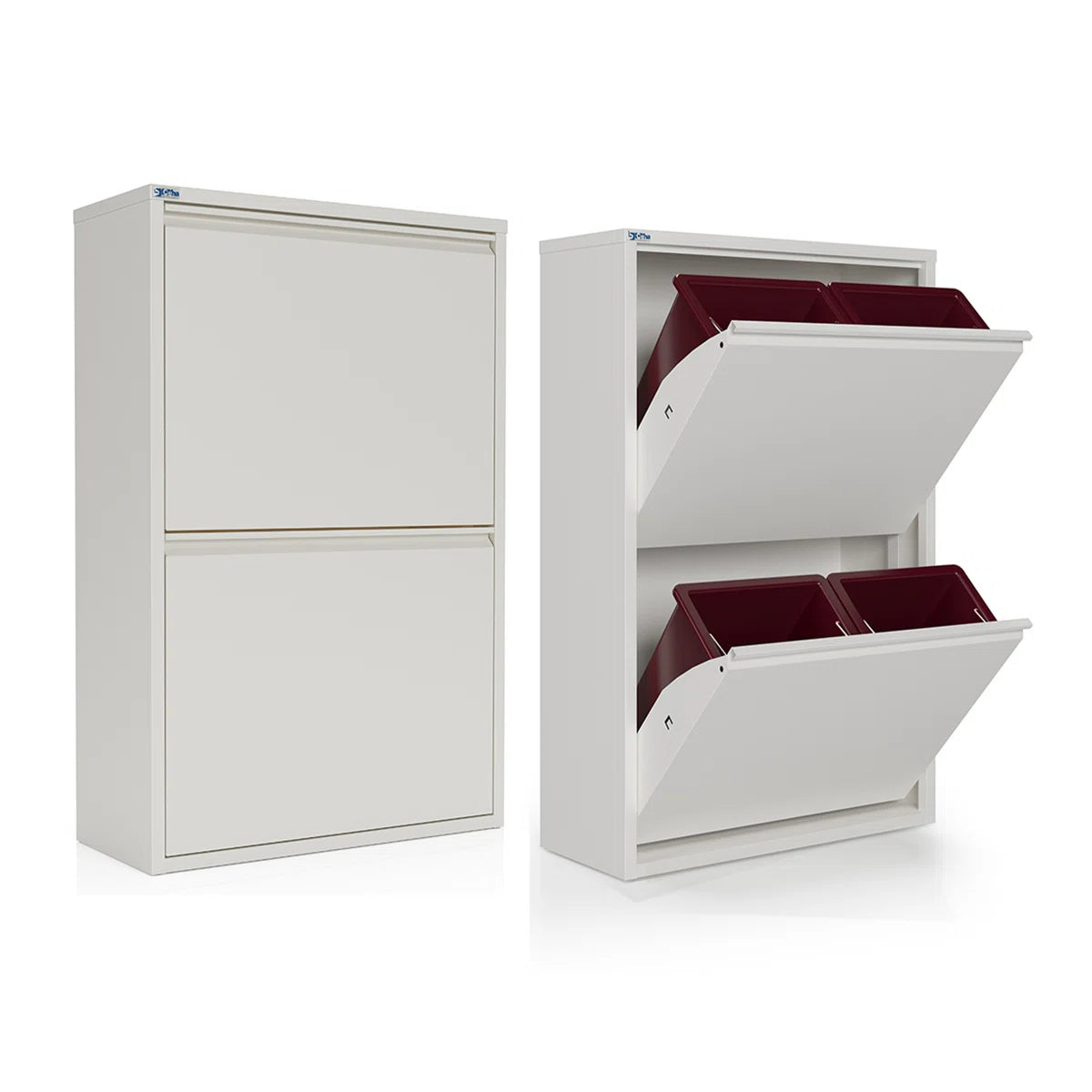 Antibacterial multipurpose storage solution 4 Bin