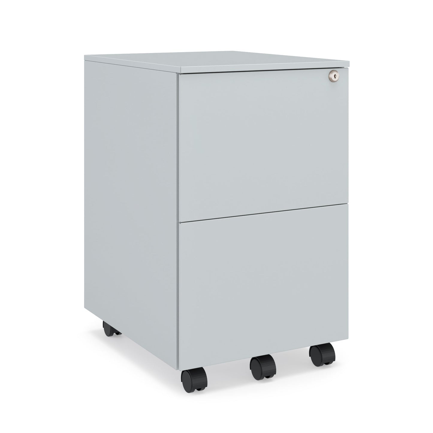Mobile Metal Filing Cabinet with Lock – 2-Drawer or 3-Drawer Pedestal on Wheels - JMKG