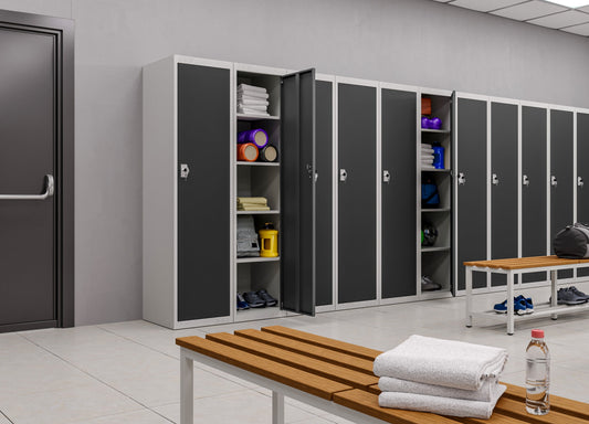 Flat-Packed Metal Storage Cabinet – Lockable, Adjustable Shelves - KDS Series