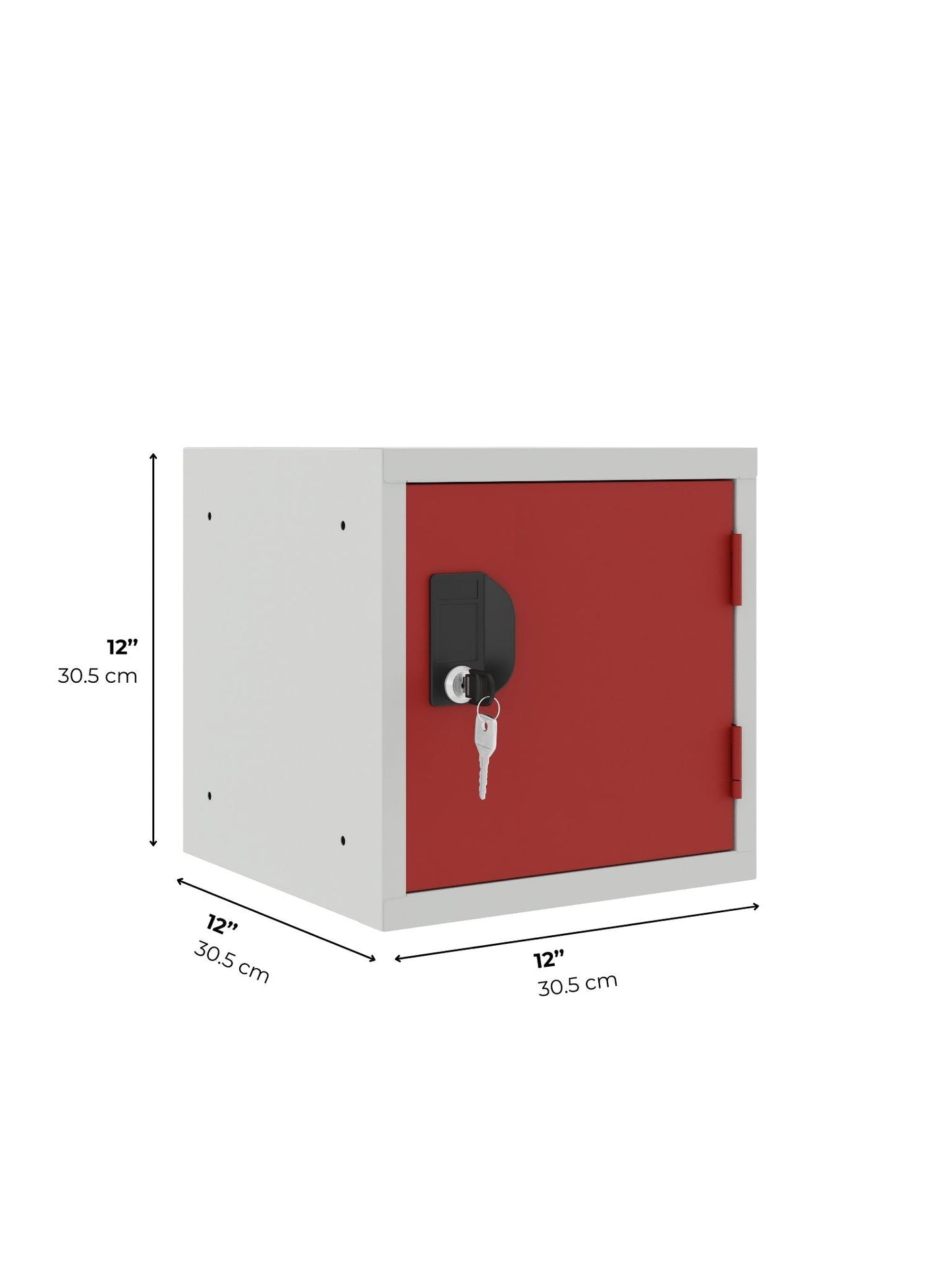 Stackable Cube Lockers, OKK Series, Lockable, 12" & 15", Multi-Color