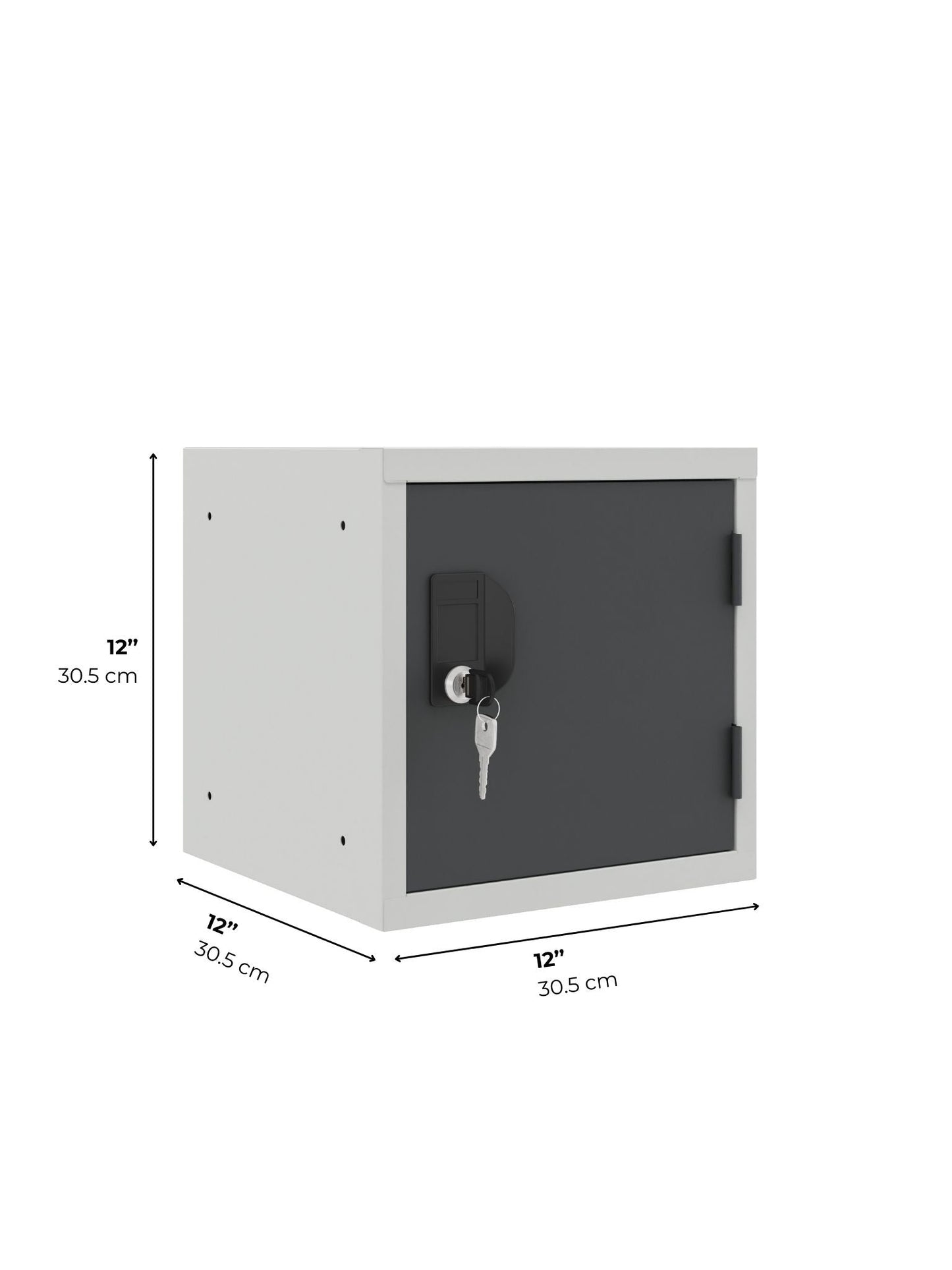 Stackable Cube Lockers, OKK Series, Lockable, 12" & 15", Multi-Color