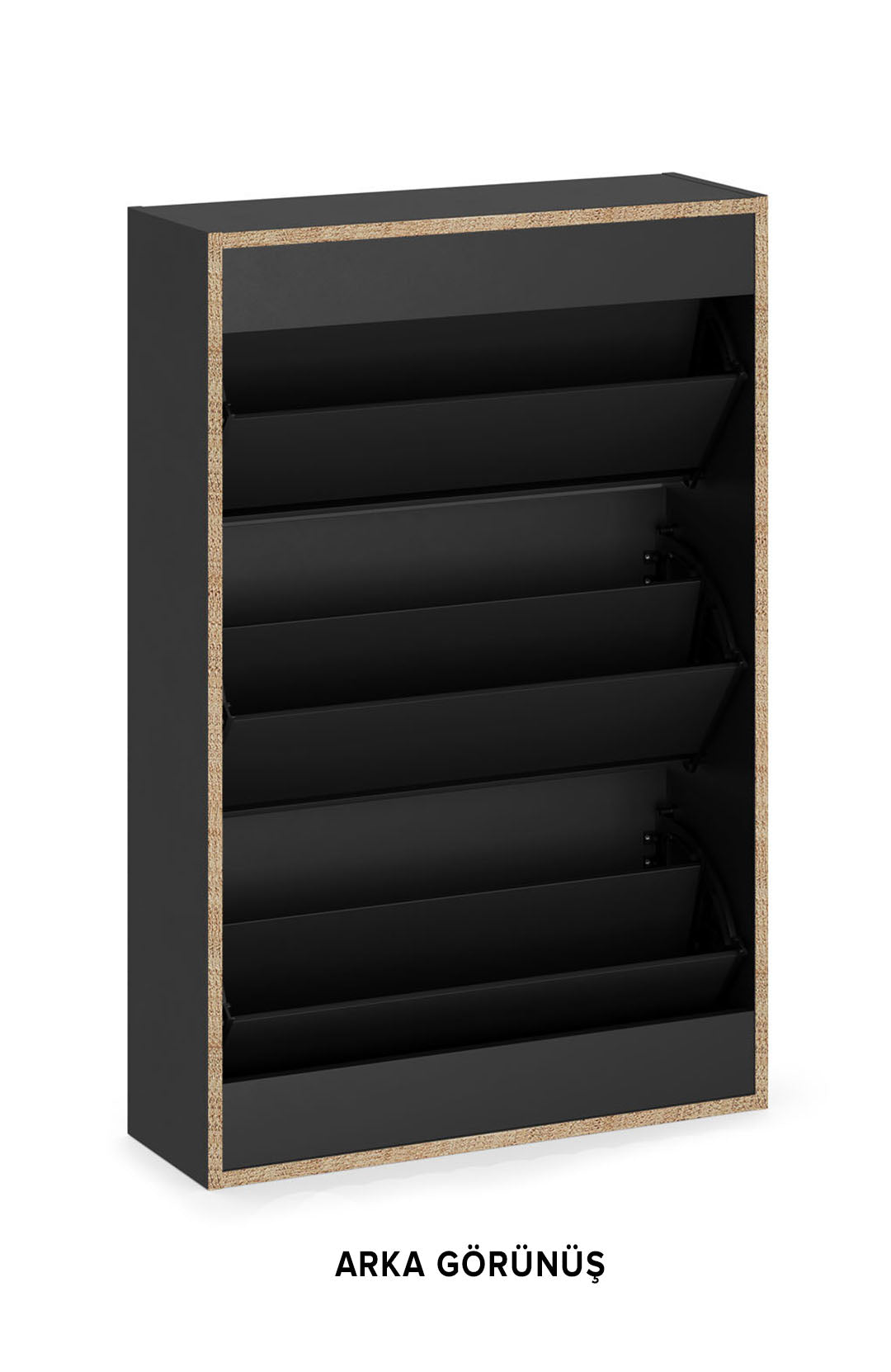 3-Tier Wooden Shoe Cabinet