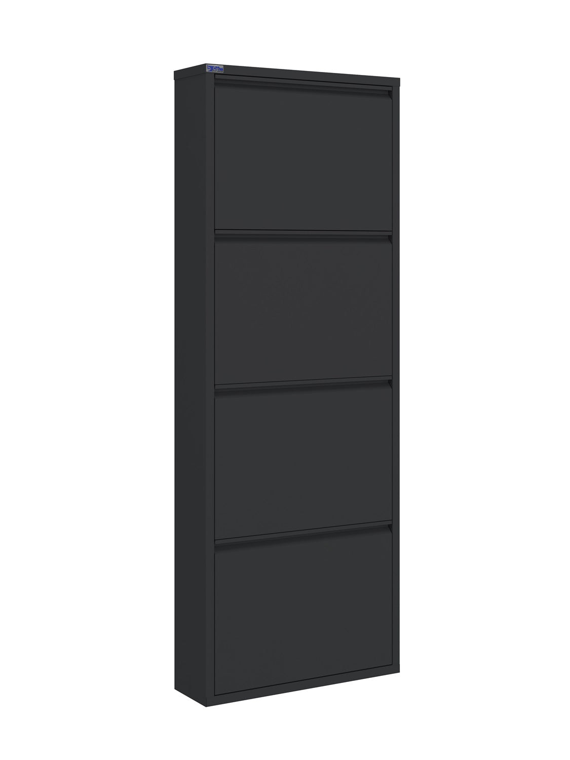 Metal Shoe Cabinet, Wall-Mountable, 3–5 Tier Storage, Multiple Ventilation Options - AYK Series