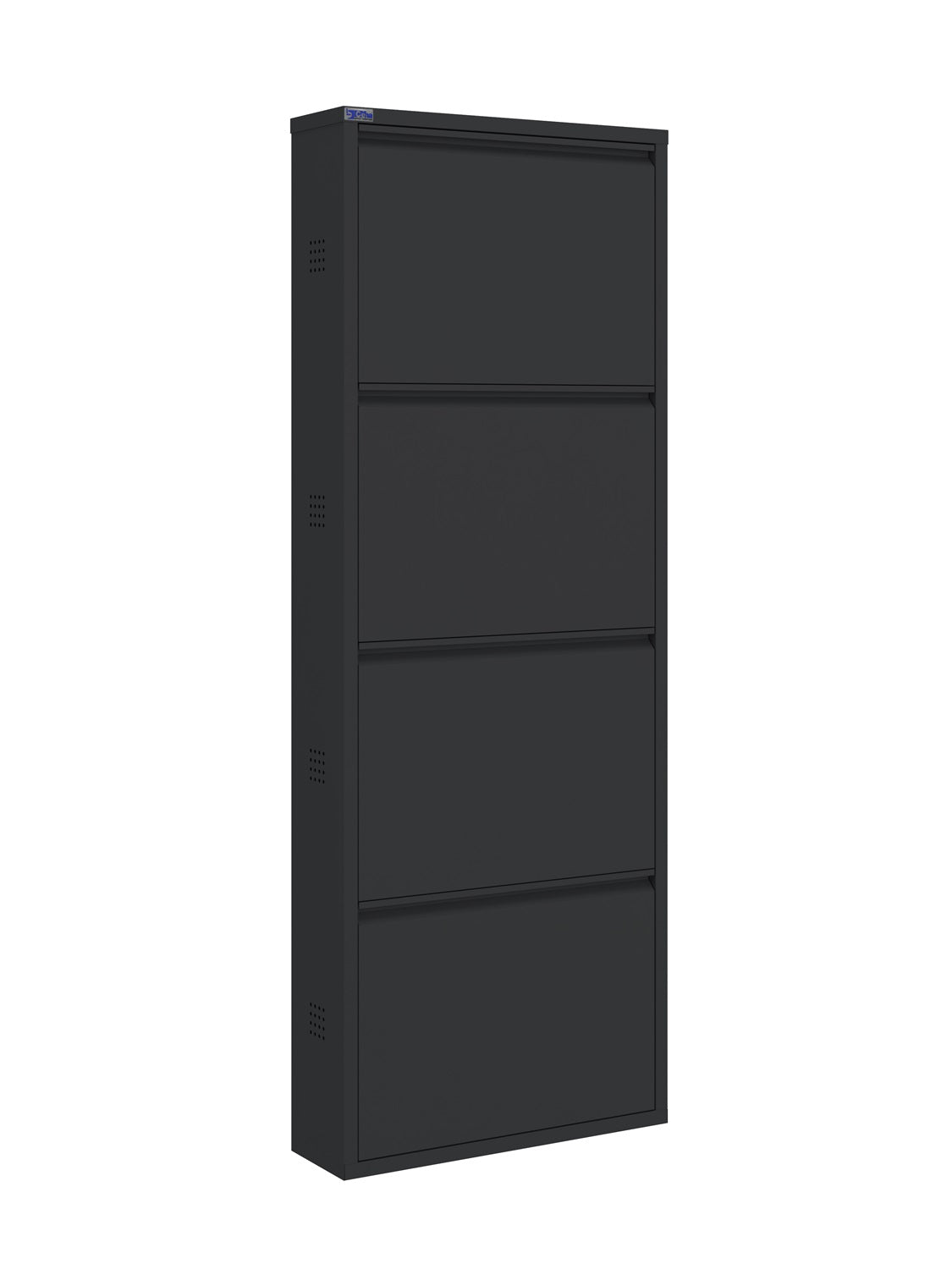 Metal Shoe Cabinet, Wall-Mountable, 3–5 Tier Storage, Multiple Ventilation Options - AYK Series