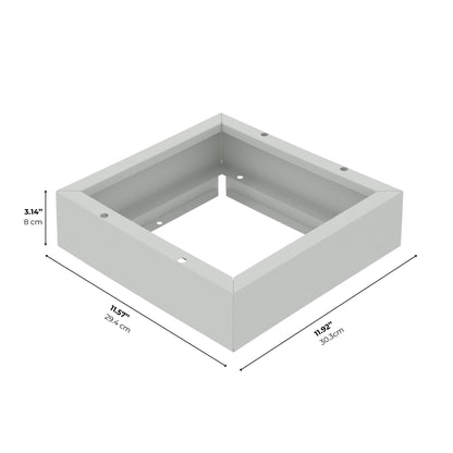 Base Plinth for Cube Lockers, Locker Legs, Modular Accessory, Powder Coated Steel