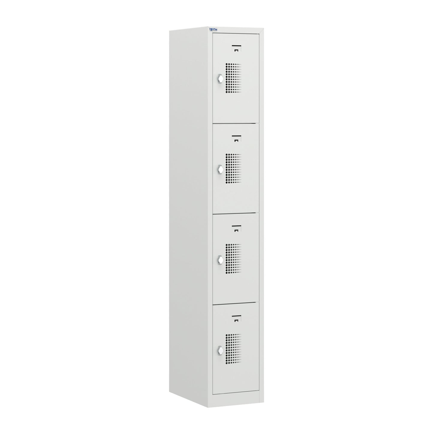 NH Series 4-Tier Premium Steel Locker with Front Vents, Heavy Duty