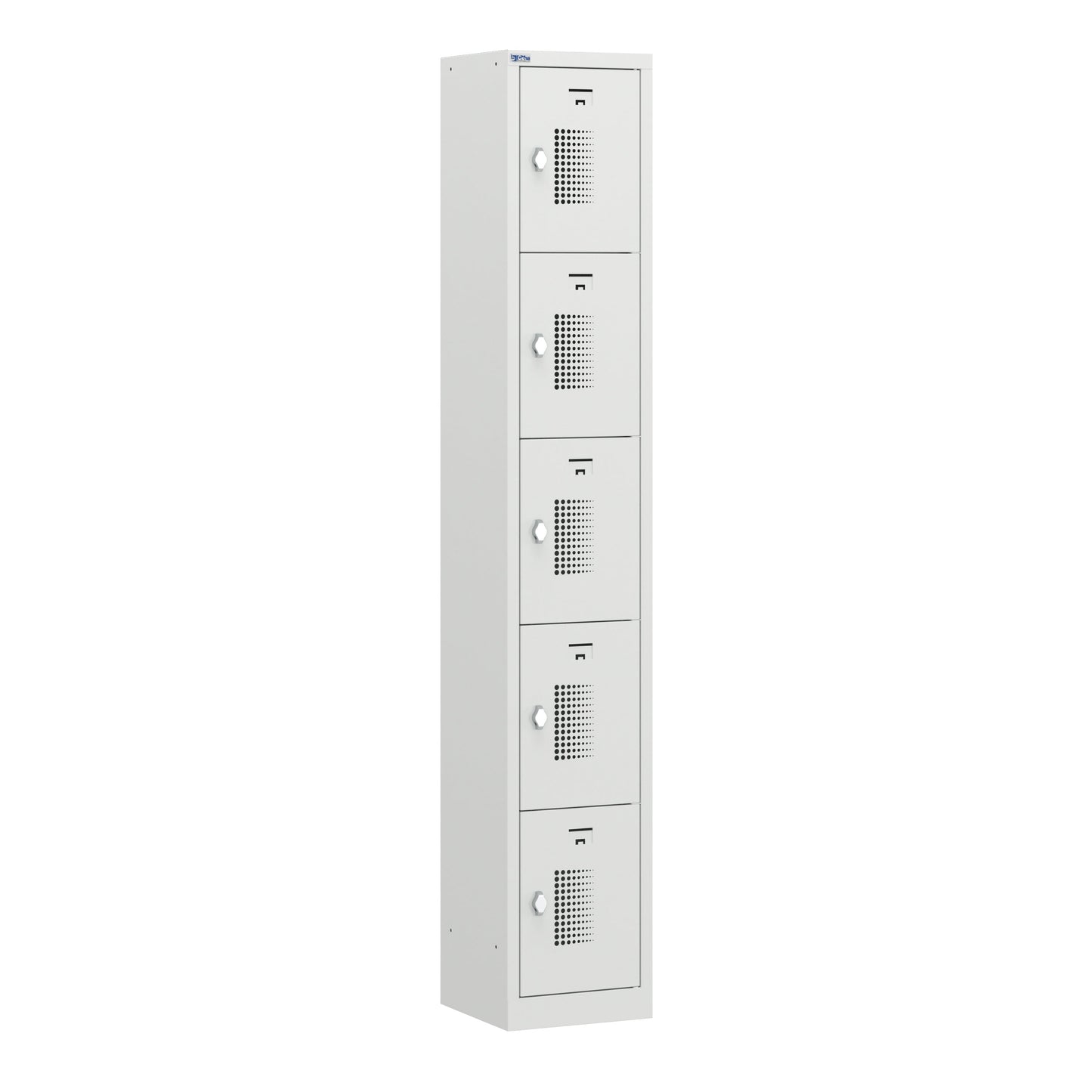 NH Series 5-Tier Premium Steel Locker with Front Vents, Heavy Duty