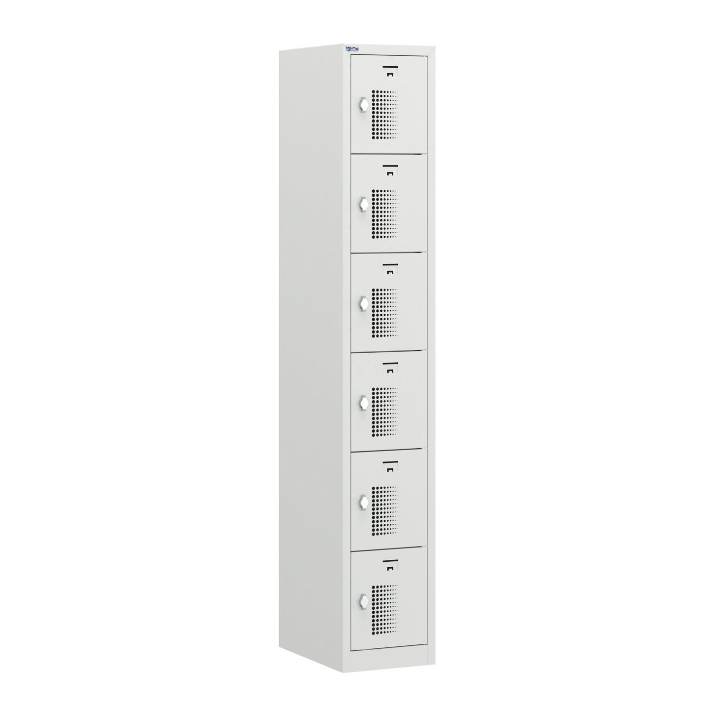 NH Series 6-Tier Premium Steel Locker with Front Vents, Heavy Duty