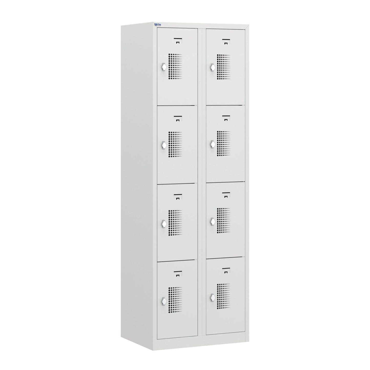 NH Series 4-Tier Premium Steel Locker with Front Vents, Heavy Duty