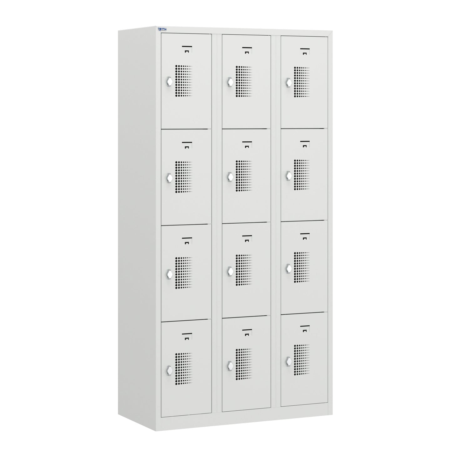 NH Series 4-Tier Premium Steel Locker with Front Vents, Heavy Duty