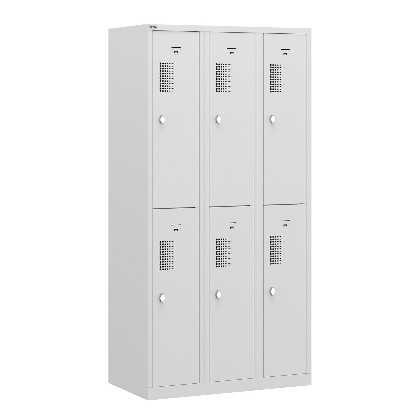 NH Series 2-Tier Premium Steel Locker with Front Vents, Heavy Duty