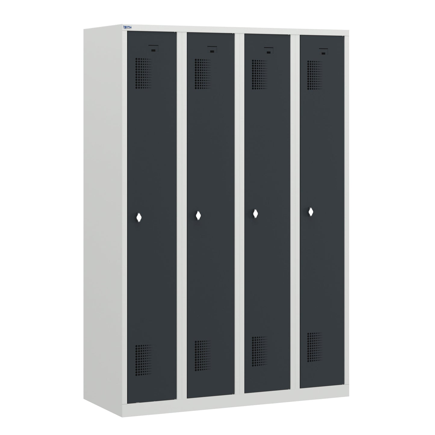 NH Series 1-Tier Premium Steel Locker with Front Vents, Heavy Duty