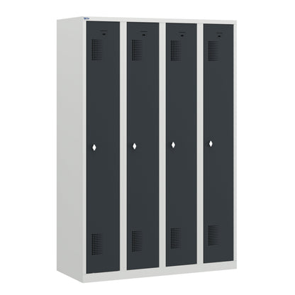 NH Series 1-Tier Premium Steel Locker with Front Vents, Heavy Duty