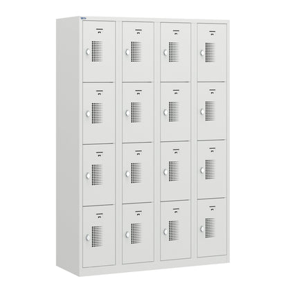 NH Series 4-Tier Premium Steel Locker with Front Vents, Heavy Duty