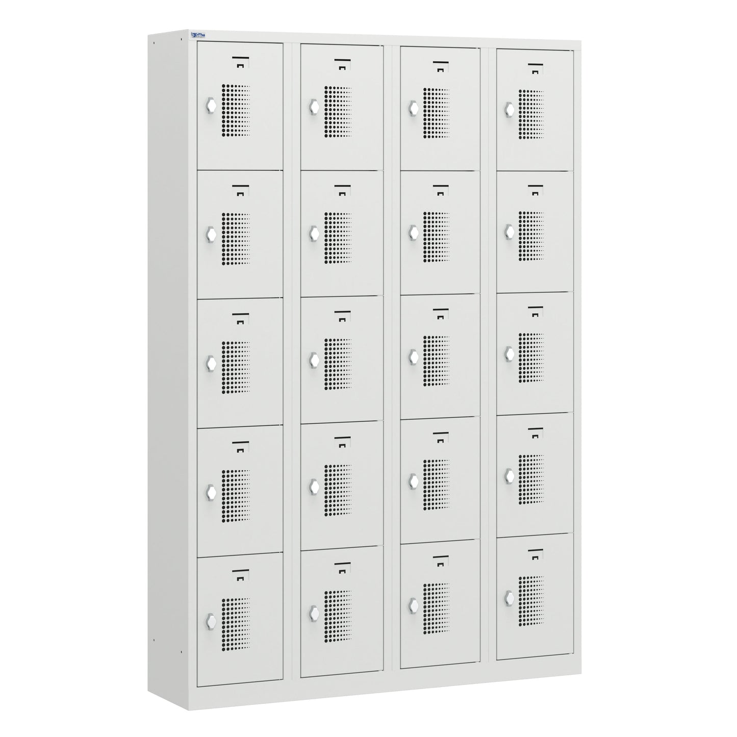 NH Series 5-Tier Premium Steel Locker with Front Vents, Heavy Duty