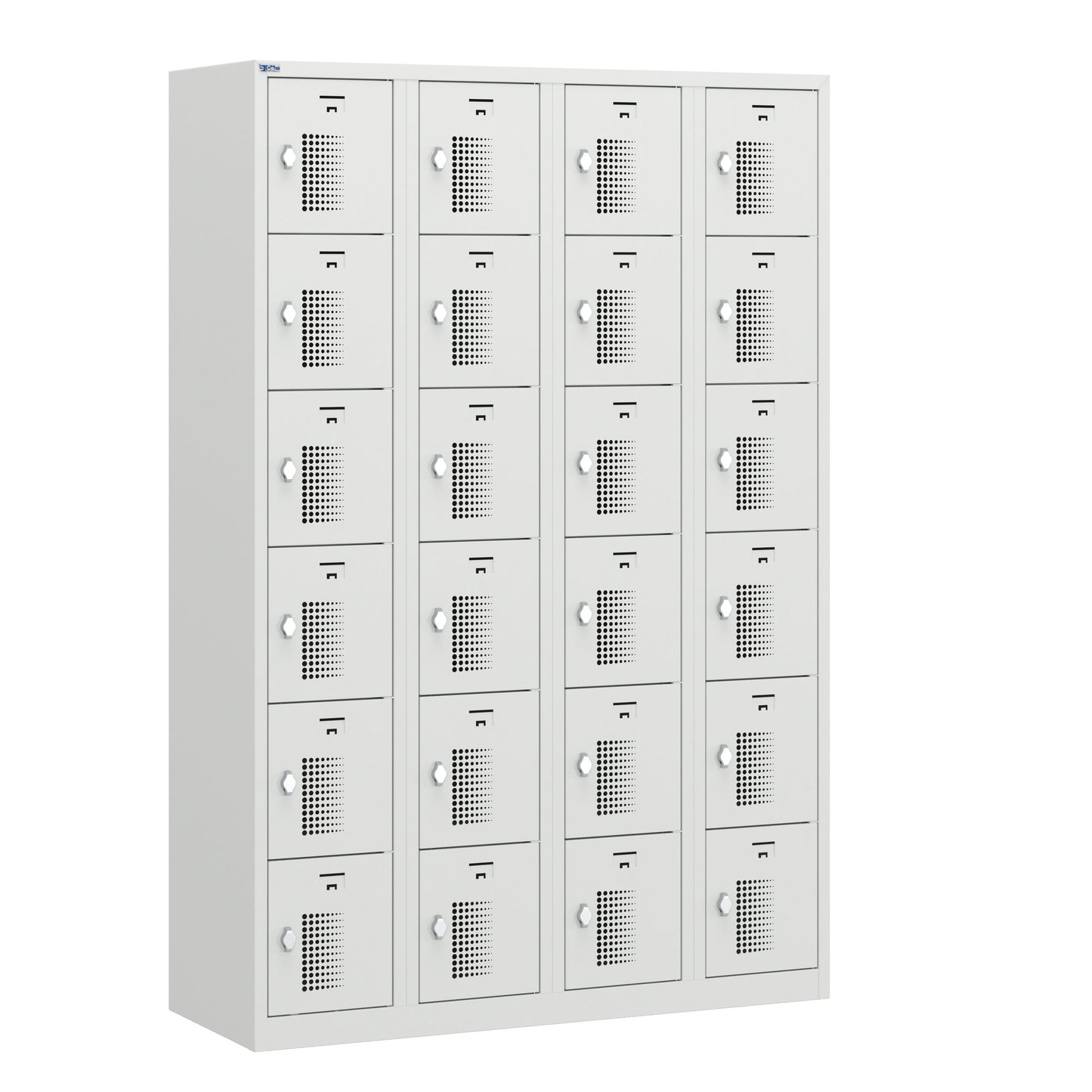 NH Series 6-Tier Premium Steel Locker with Front Vents, Heavy Duty