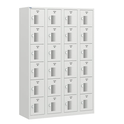 NH Series 6-Tier Premium Steel Locker with Front Vents, Heavy Duty