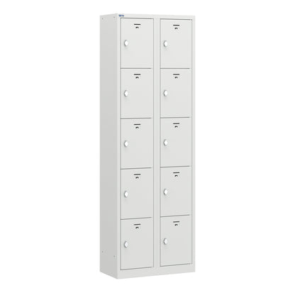 VH Series Premium Steel 5-Tier Lockers, Rear Ventilated