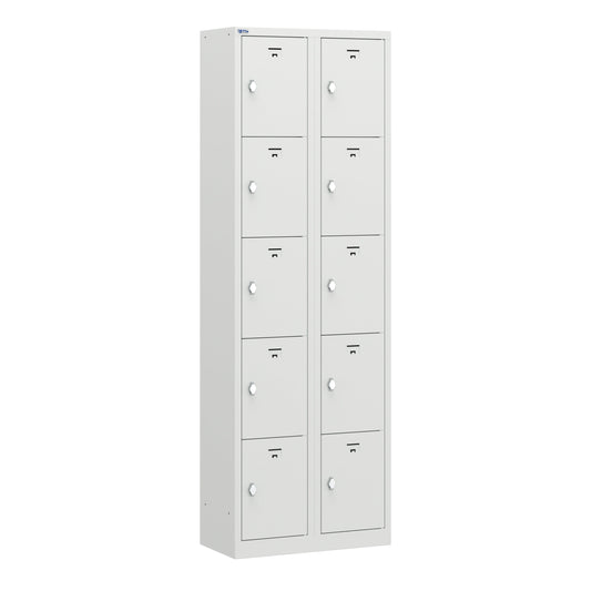 VH Series Premium Steel 5-Tier Lockers, Rear Ventilated