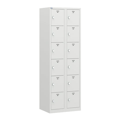 VH Series Premium Steel 6-Tier Lockers, Rear Ventilated