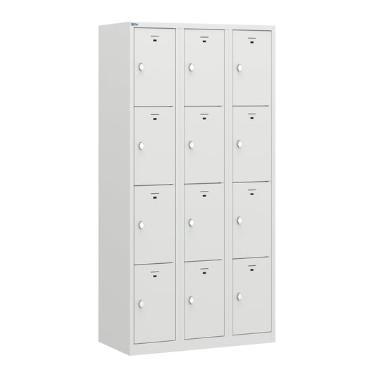 VH Series Premium Steel 4-Tier Lockers, Rear Ventilated