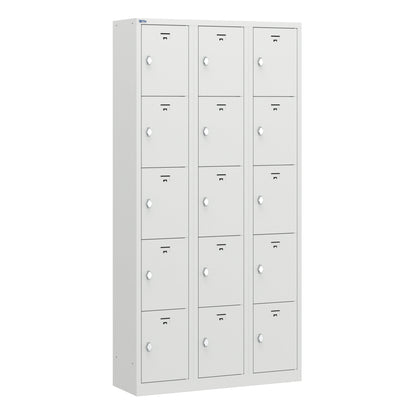 VH Series Premium Steel 5-Tier Lockers, Rear Ventilated