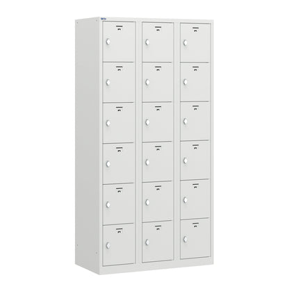 VH Series Premium Steel 6-Tier Lockers, Rear Ventilated
