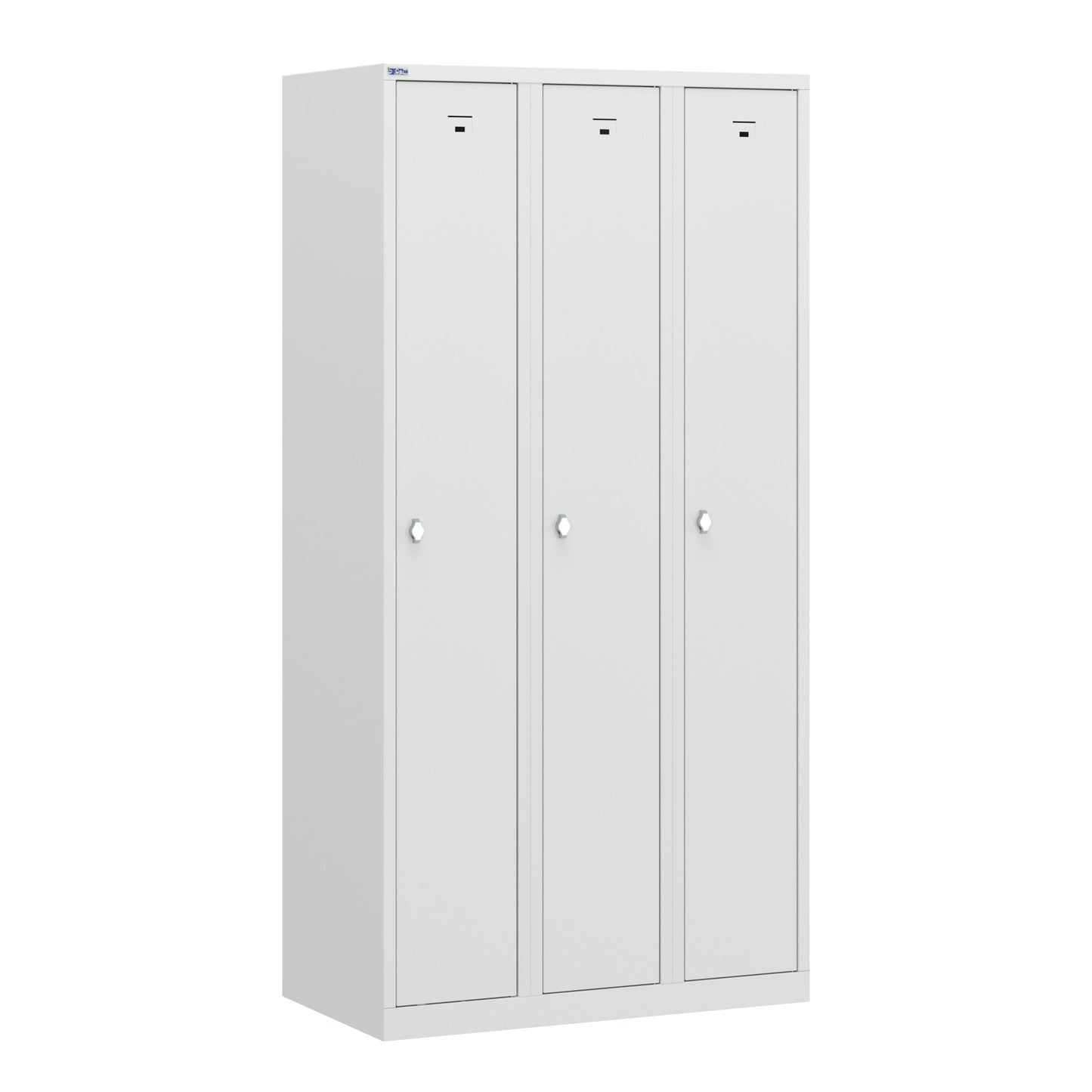 PH Series Premium Steel 1-Tier Lockers, Rear Ventilated, Name Plate Holder