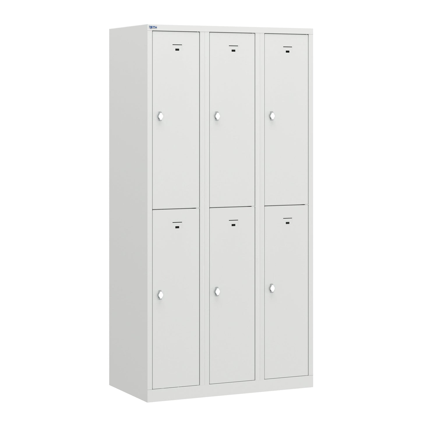 PH Series Premium Steel 2-Tier Lockers, Rear Ventilated, Name Plate Holder