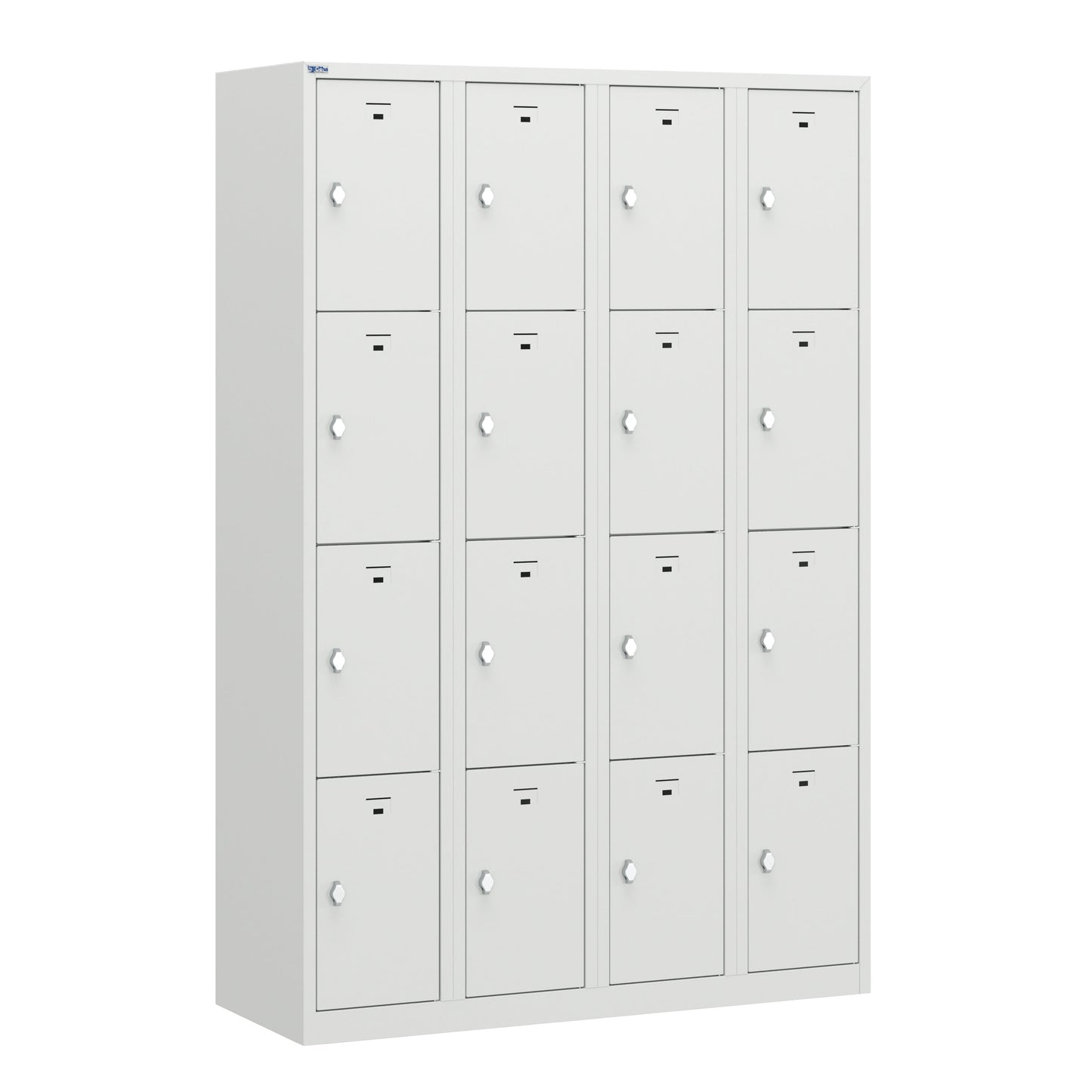 VH Series Premium Steel 4-Tier Lockers, Rear Ventilated