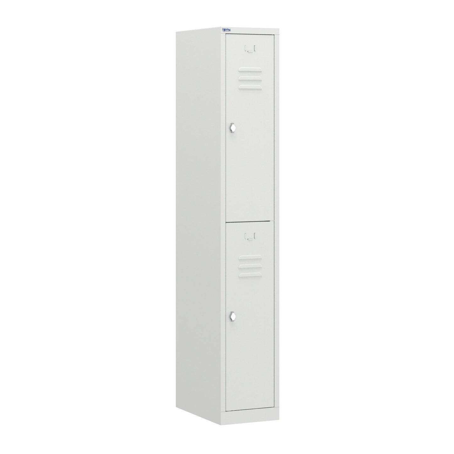 RH Series, Commercial Grade Steel 2-Tier Locker, Louver Vents, Banks of 1, 2, 3, or 4