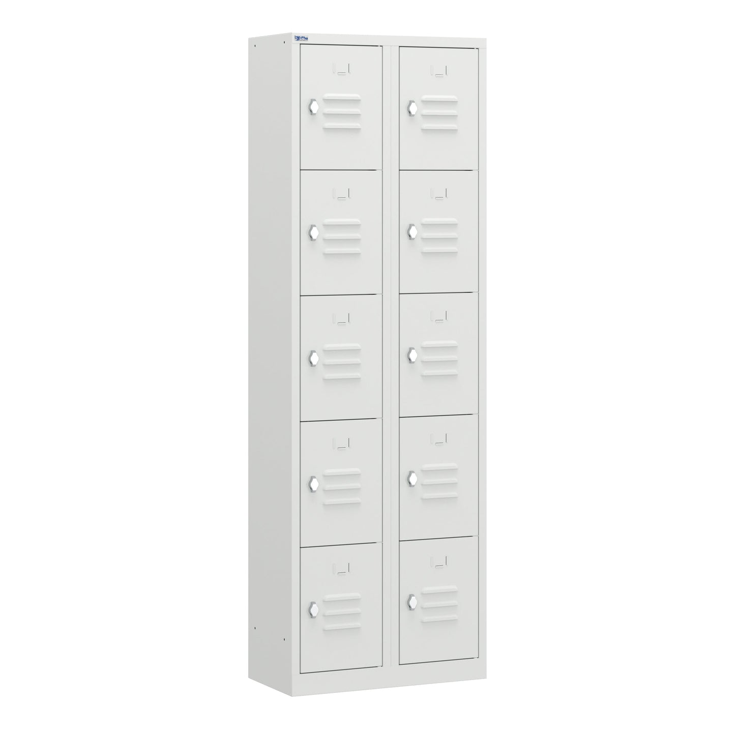 RH Series, Commercial Grade Steel 5-Tier Locker, Louver Vents, Banks of 1, 2, 3, or 4