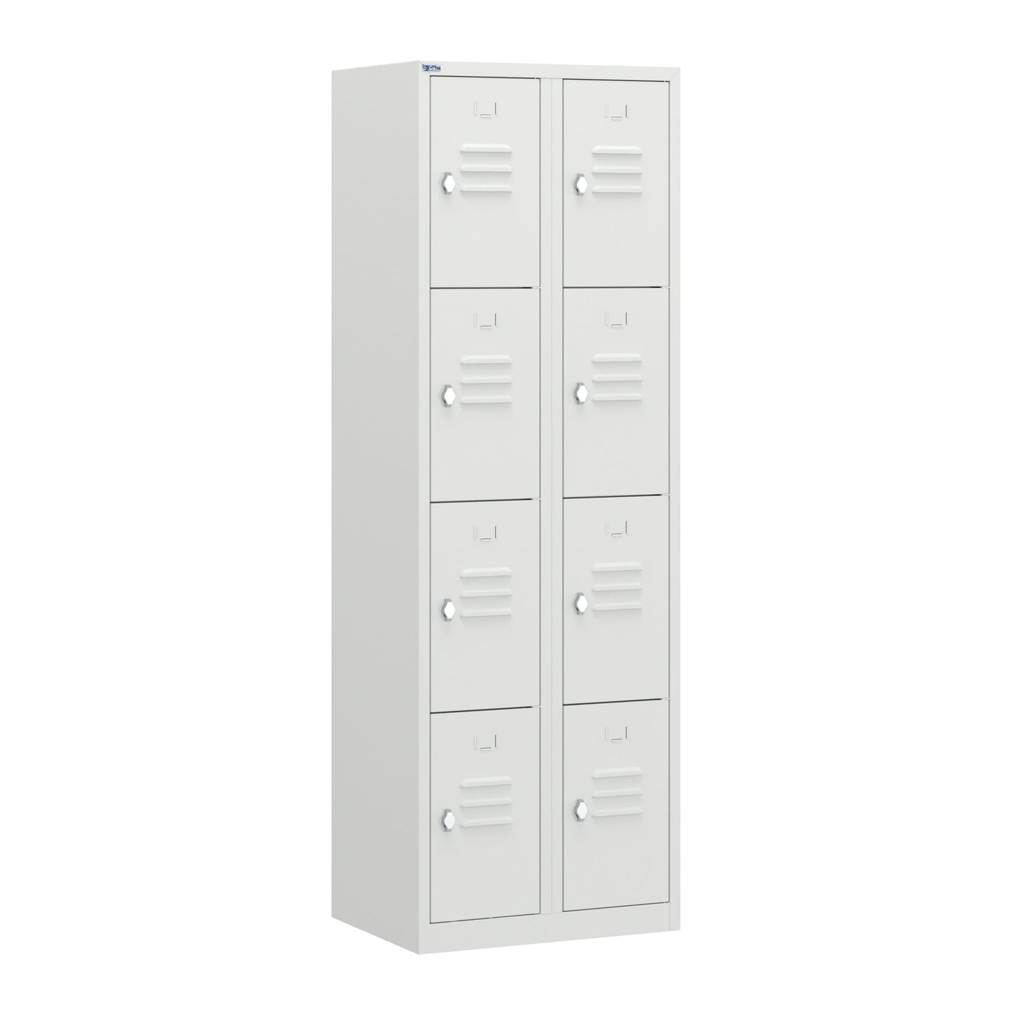 RH Series, Commercial Grade Steel 4-Tier Locker, Louver Vents, Banks of 1, 2, 3, or 4