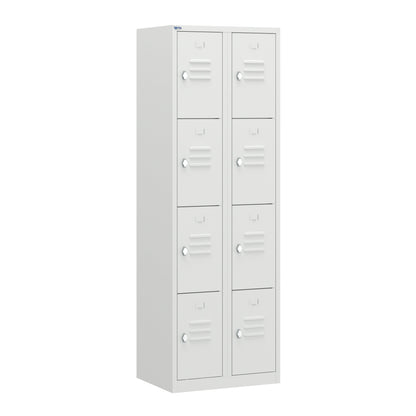 RH Series, Commercial Grade Steel 4-Tier Locker, Louver Vents, Banks of 1, 2, 3, or 4