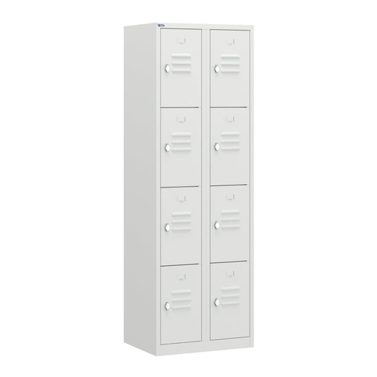RH Series, Commercial Grade Steel 4-Tier Locker, Louver Vents, Banks of 1, 2, 3, or 4