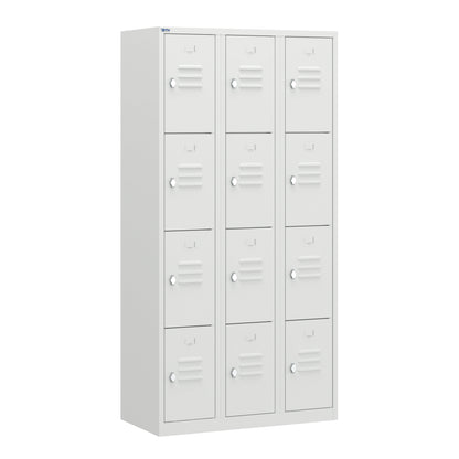 RH Series, Commercial Grade Steel 4-Tier Locker, Louver Vents, Banks of 1, 2, 3, or 4