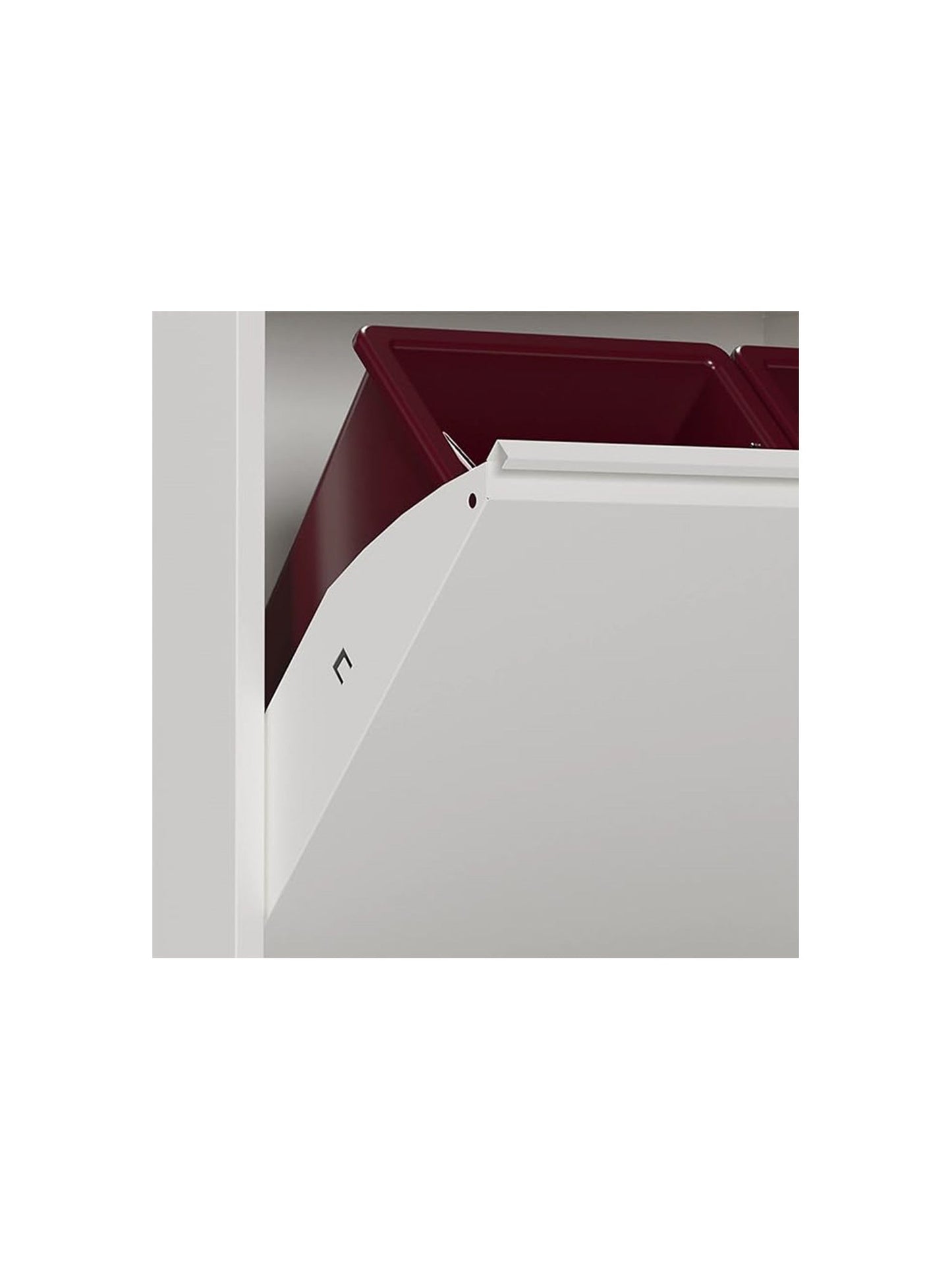 Metal Tilt-Out Storage Cabinet – 2-Tier Wall-Mount Organizer | 13” & 24” Width Options
