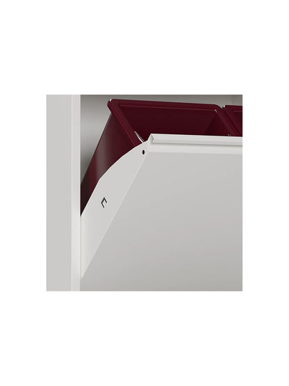 Metal Tilt-Out Storage Cabinet – 2-Tier Wall-Mount Organizer | 13” & 24” Width Options